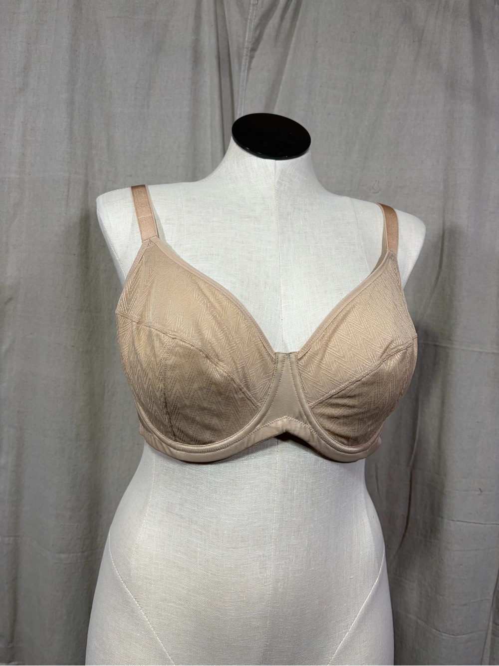 (NWT!) HSIA Nude Underwire Bra